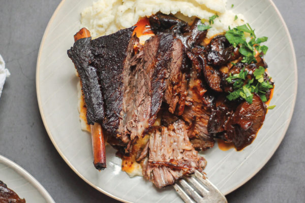 Braised Mushroom Shortribs Recipe