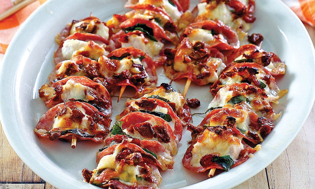 Recipe Simple Salami Skewers KETOMOJO