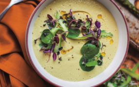 Roasted Asparagus Soup Recipe