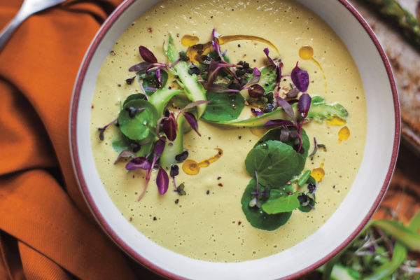 Roasted Asparagus Soup Recipe