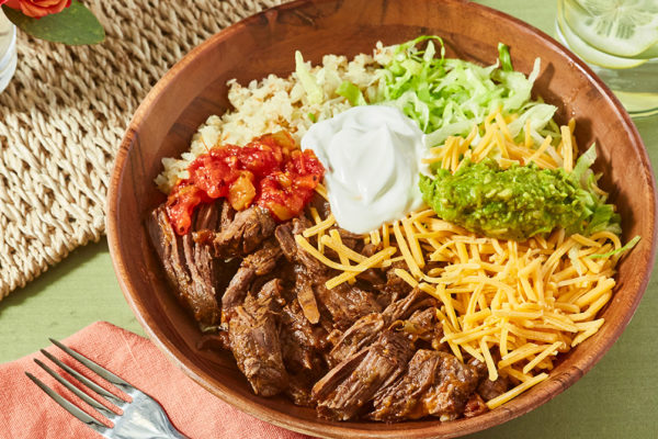 Keto Beef Burrito Bowl Recipe