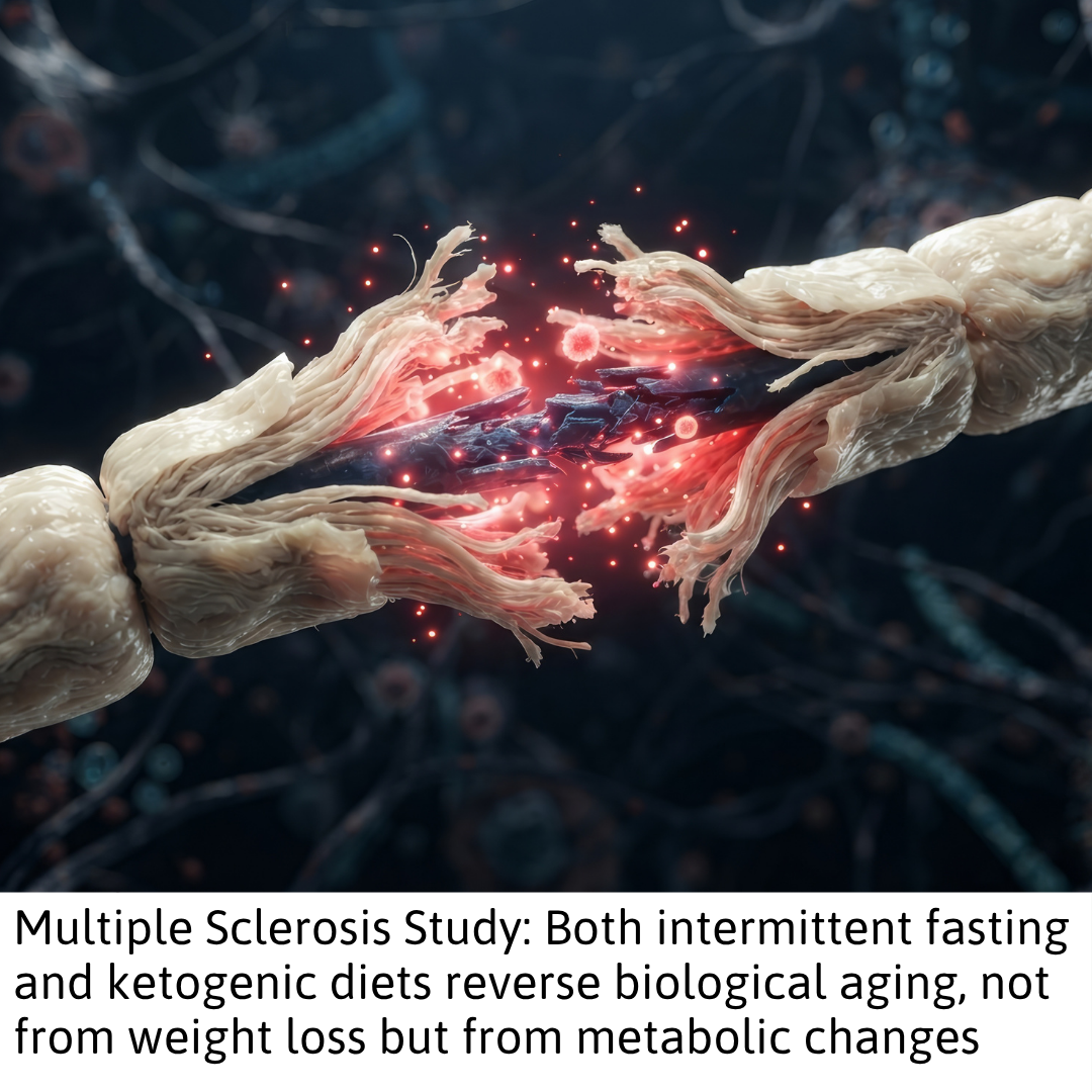 Research Summary Fasting Mimicking Diets Reverse Accelerated Biological Aging in Multiple Sclerosis