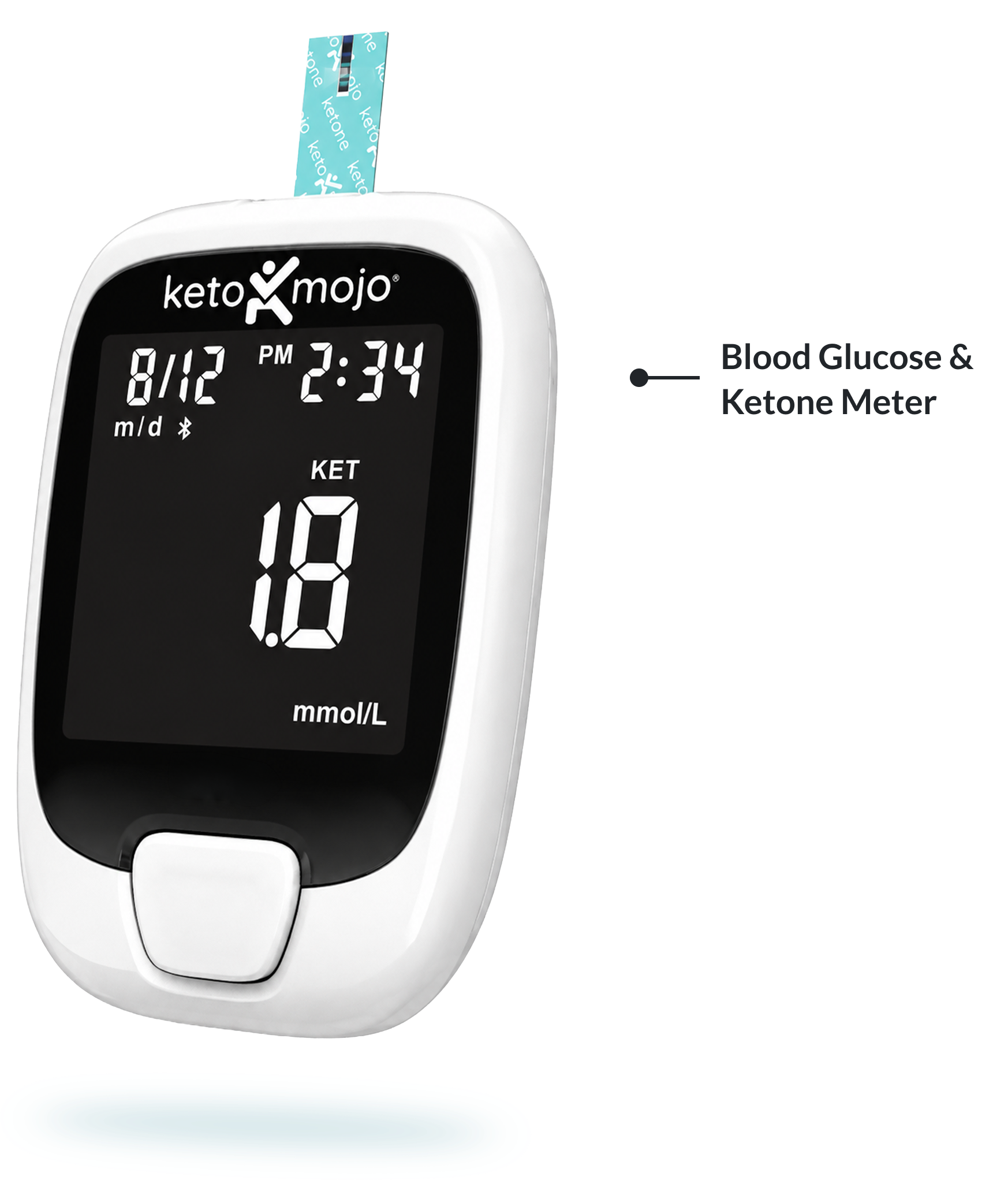Keto-Mojo GK+ blood glucose and ketone meter